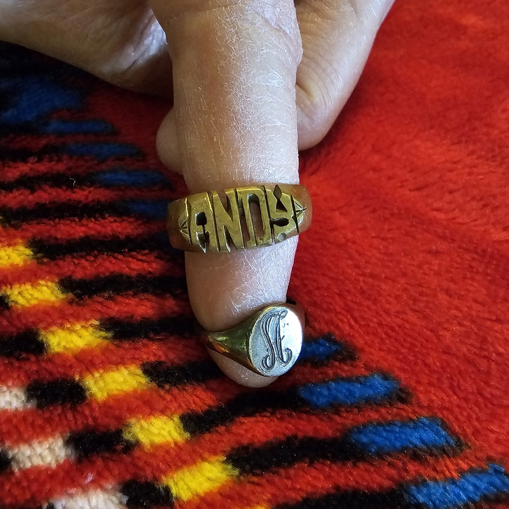Vintage Initial Rings